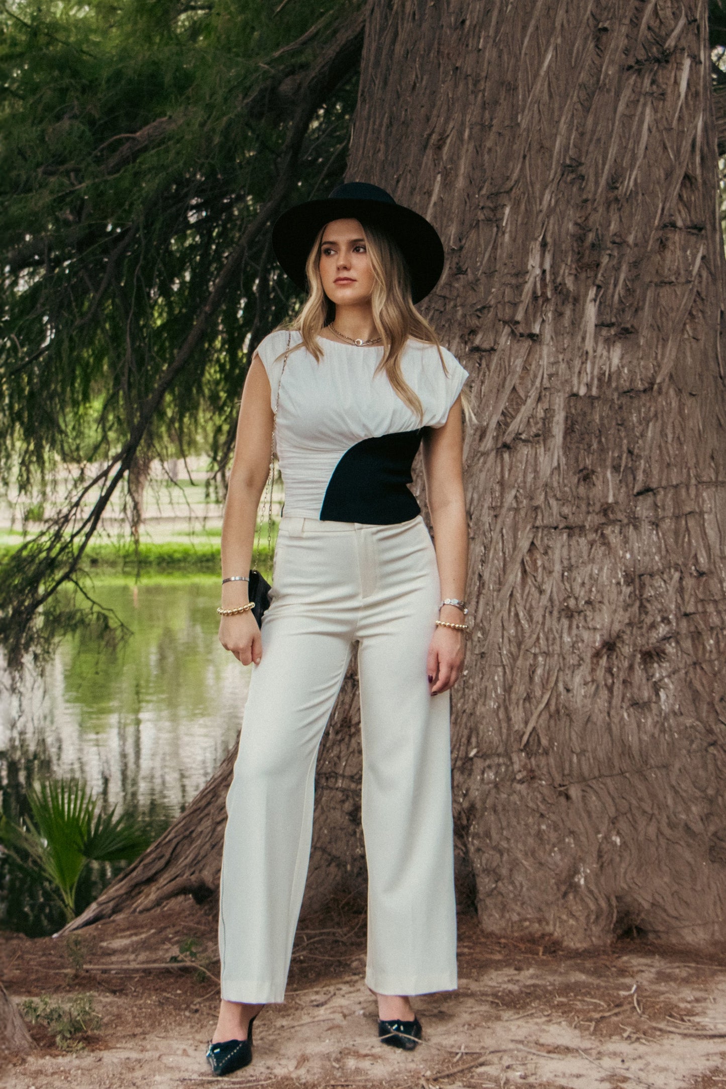 BLUSA MALLA MÁS COMBINADO EN PUNTO