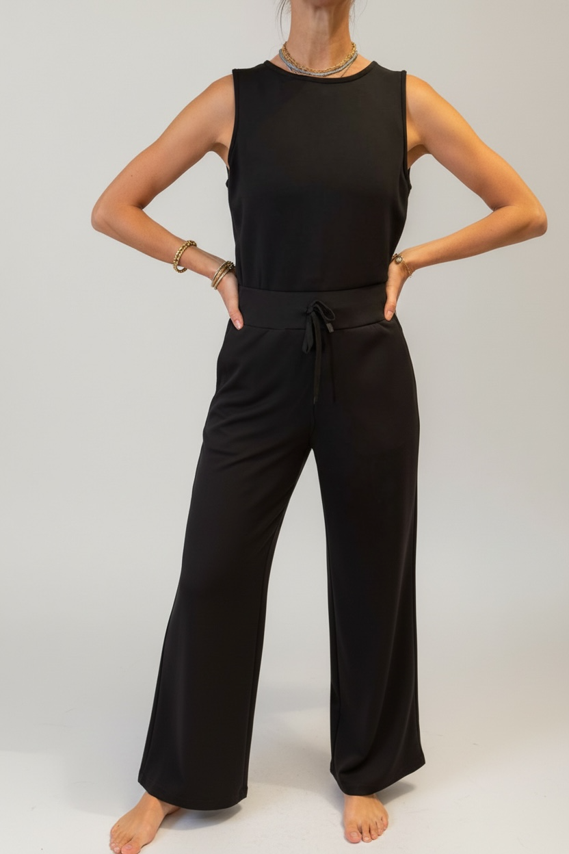 SOFT JUMPSUIT NEGRO