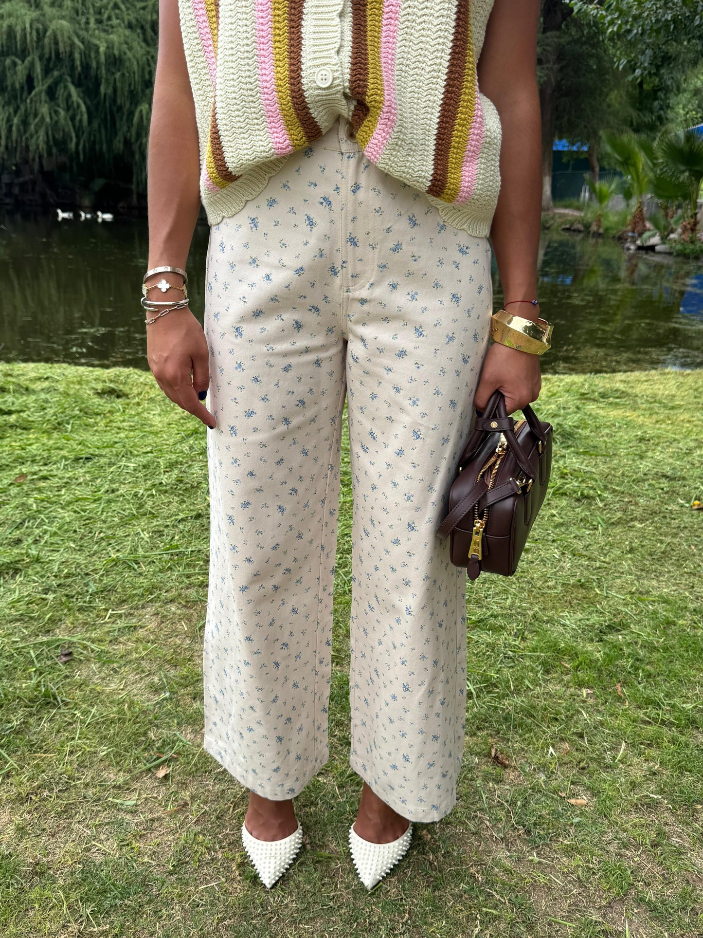 PANTALÓN PRINT MINI FLORES