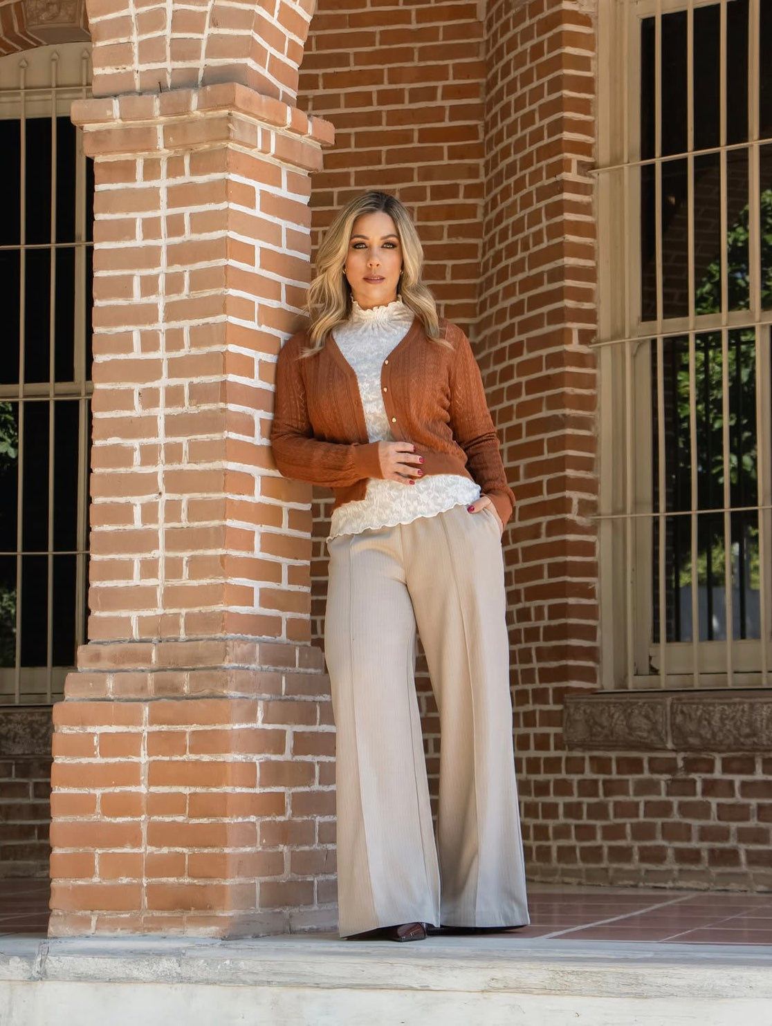 PANTALÓN WIDE LEG RAYAS