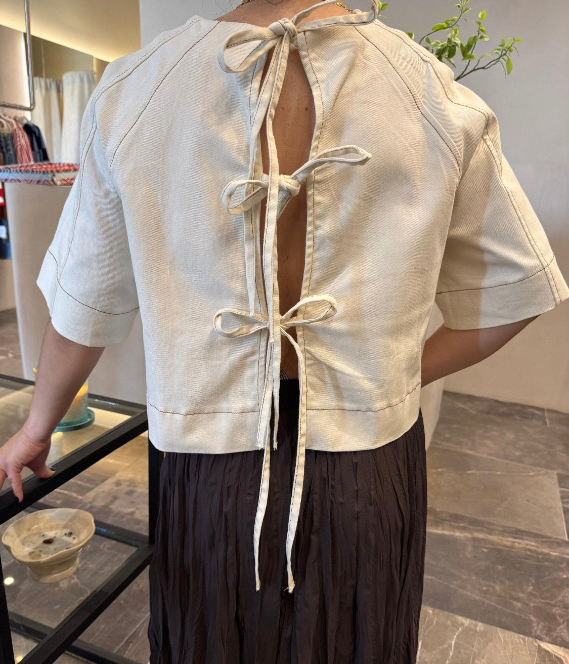BLUSA TIED BACK