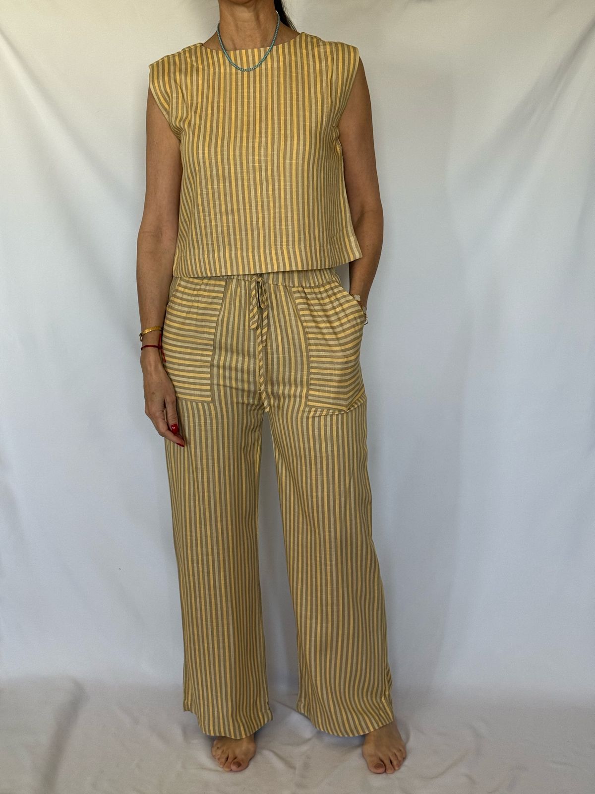 SET A RAYAS YELLOW MULTI