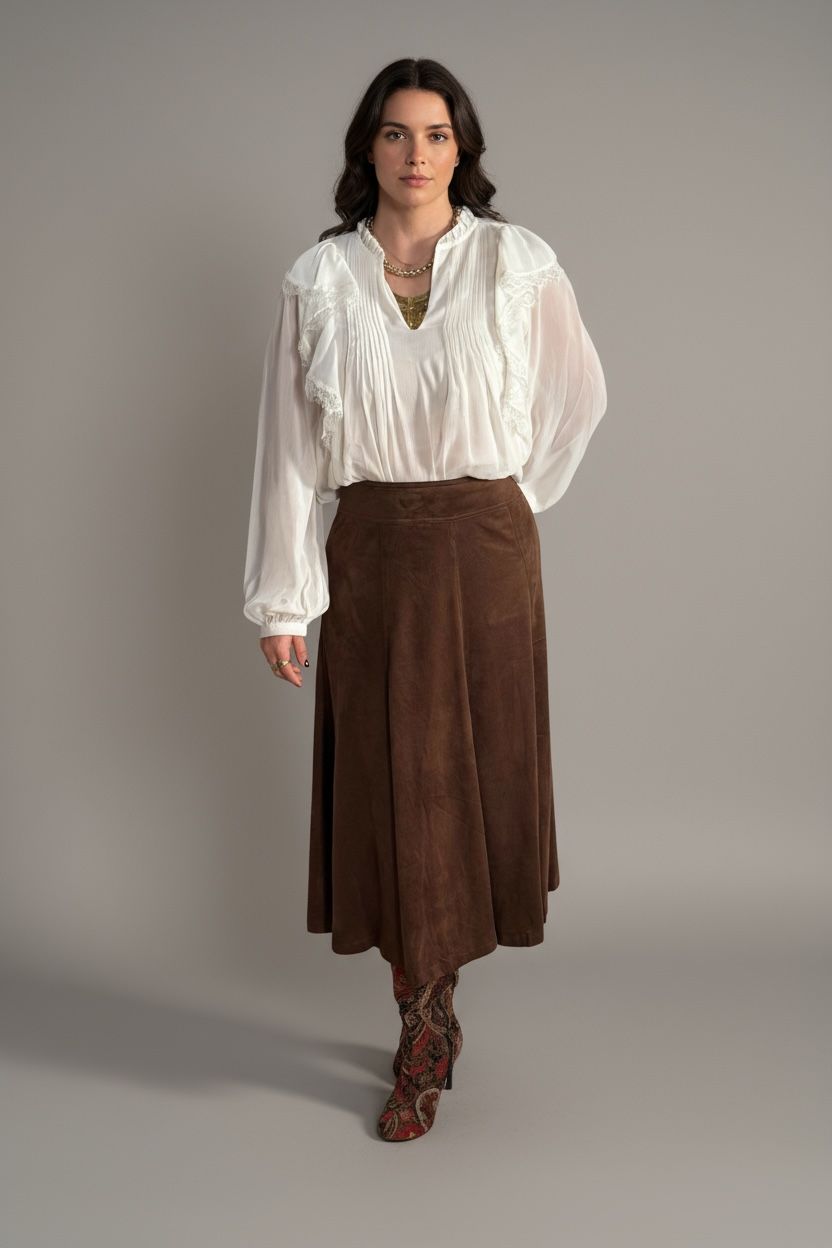 BLUSA SEDA MINI PLISADO AL FRENTE