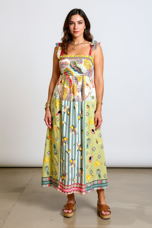 VESTIDO PRINT FRUTAS