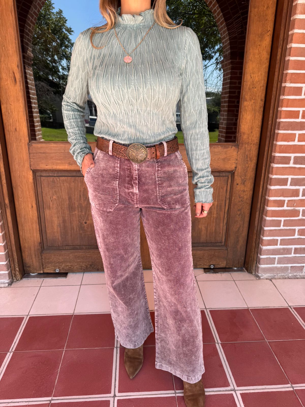 PANTALÓN PANA DESLAVADO