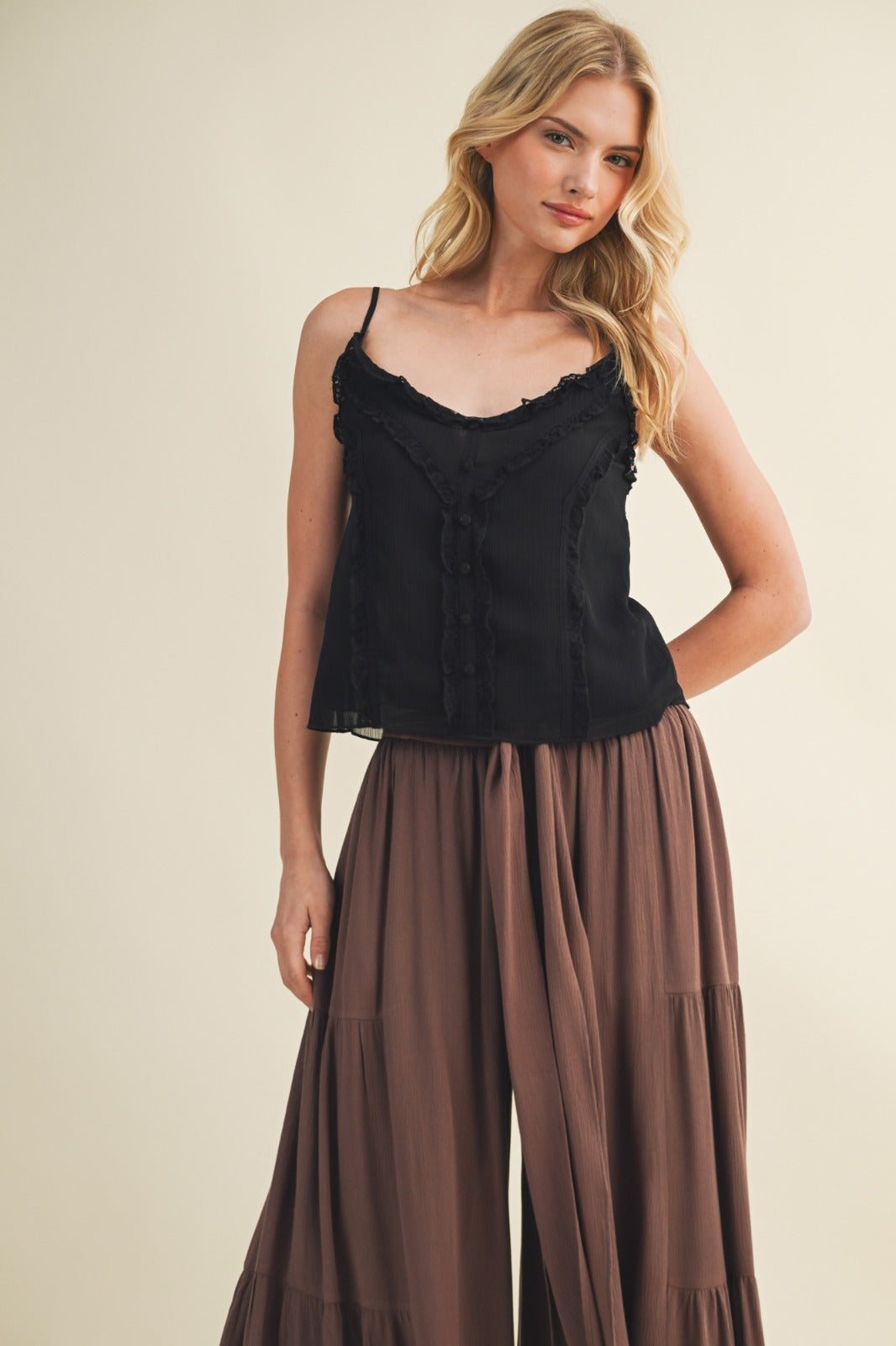 BLUSA GASA DE TIRANTES