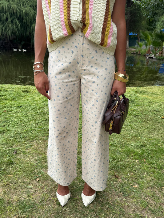 PANTALÓN PRINT MINI FLORES