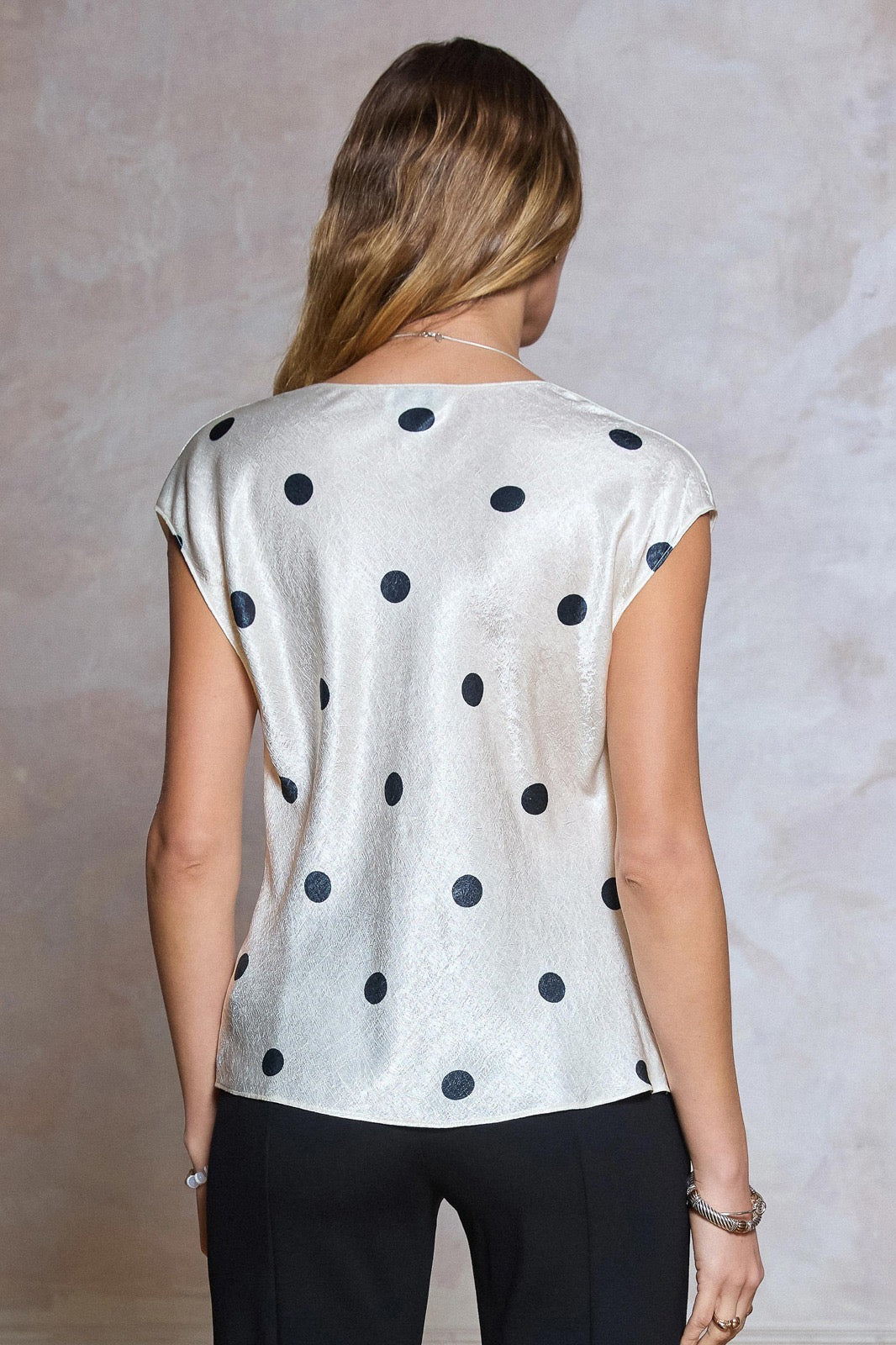 BLUSA POLKA CUELLO CAIDO