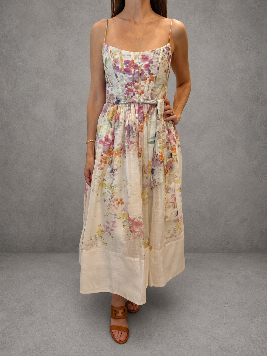 VESTIDO CORSÉ FLORAL