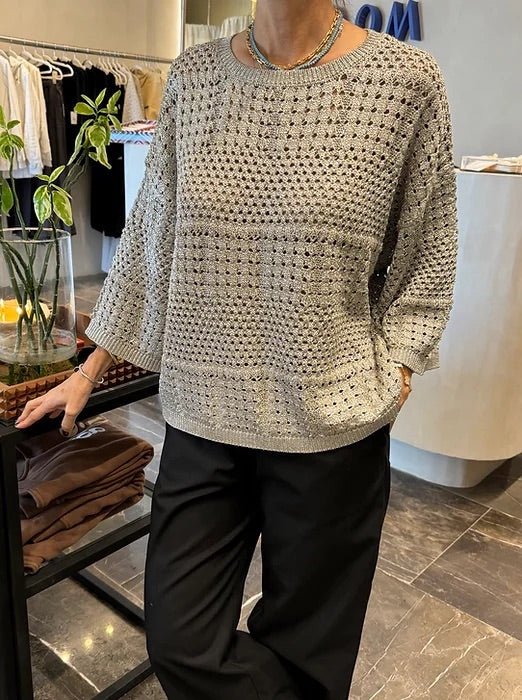 SWEATER DELGADO AGUJERADO