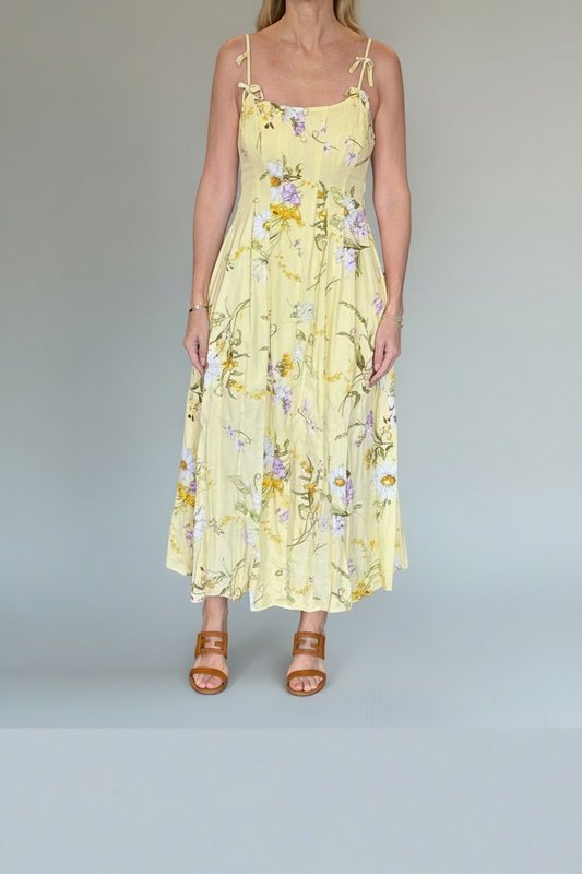 VESTIDO FLORAL BABY YELLOW