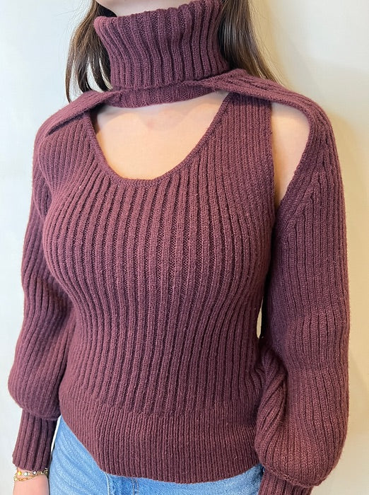 SWEATER ACAI BROWN