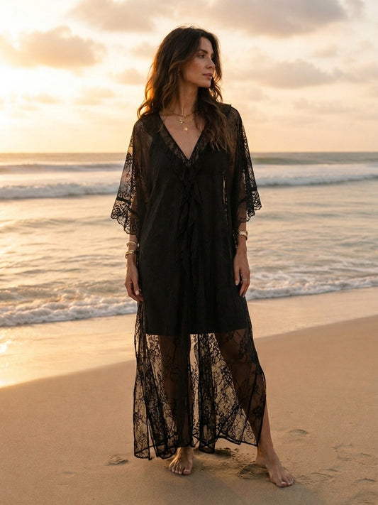 MIDI DRESS ENCAJE