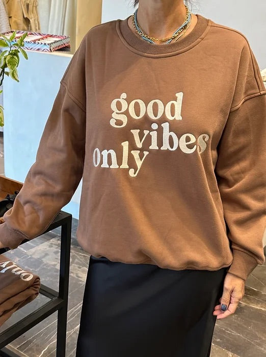 SUDADERA GOOD VIBES