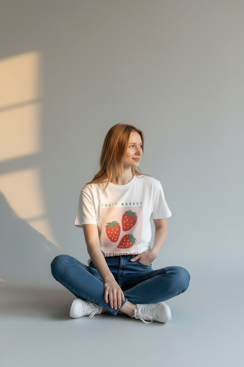 TSHIRT FRUIT MARKER OFF WHITE