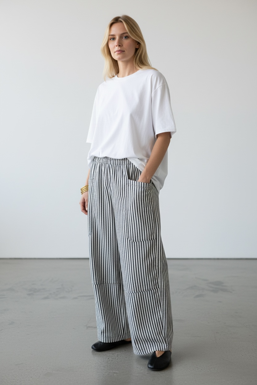 PANTALÓN A RAYAS