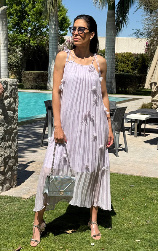 VESTIDO PLISADO