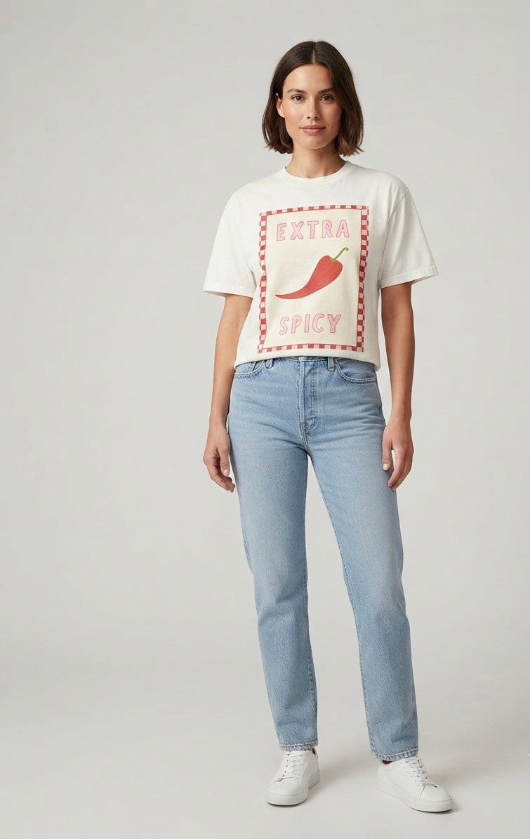 TSHIRT EXTRA SPICY WHITE