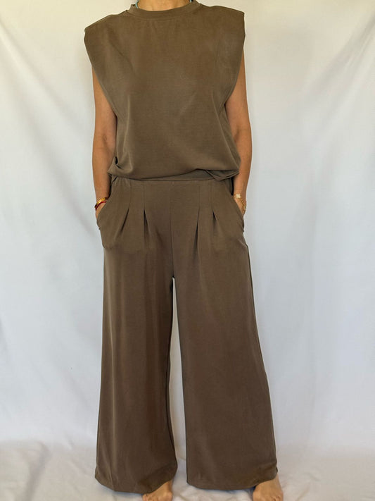 SET PANTS MOCHA