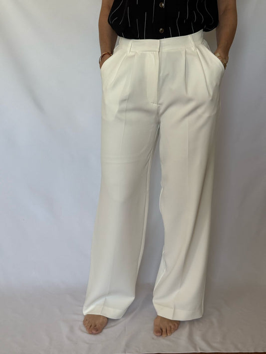 PANTALÓN DE VESTIR CREAM